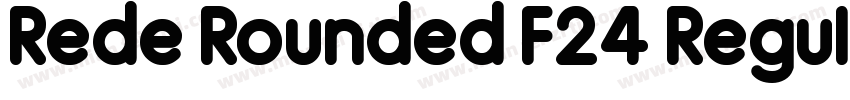 Rede Rounded F24 Regular字体转换